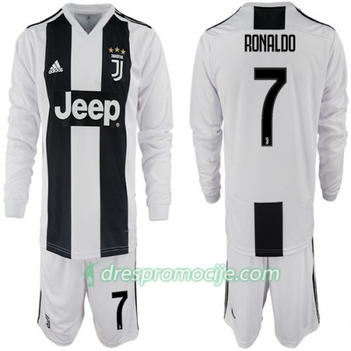 Juventus Dres Ronaldo 7 Dječji Domaći 2018/19 Dugim Rukavima Juventus Dres Ronaldo 7 Dječji Domaći 2018/19 Dugim Rukavima